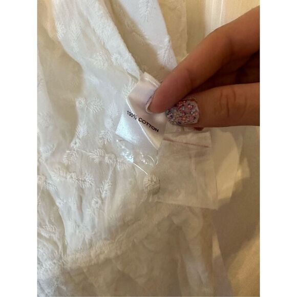 Antonio Melani x Born on Fifth Harbor Island Swim Wrap Cover-Up White Medium NWT - Picture 8 of 9